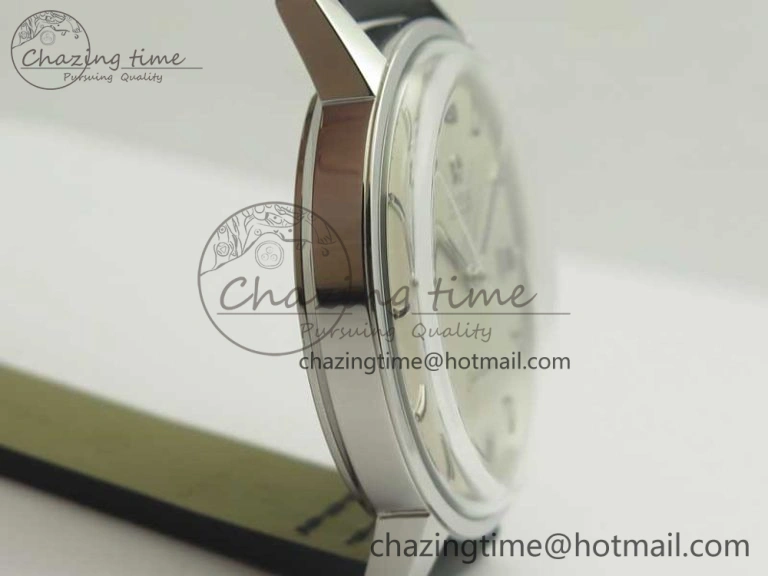 Seamaster 30 1962 date SS TW Best Edition White Dial Silver Markers On Black Leather Strap MIYOTA WaterResistant 8021