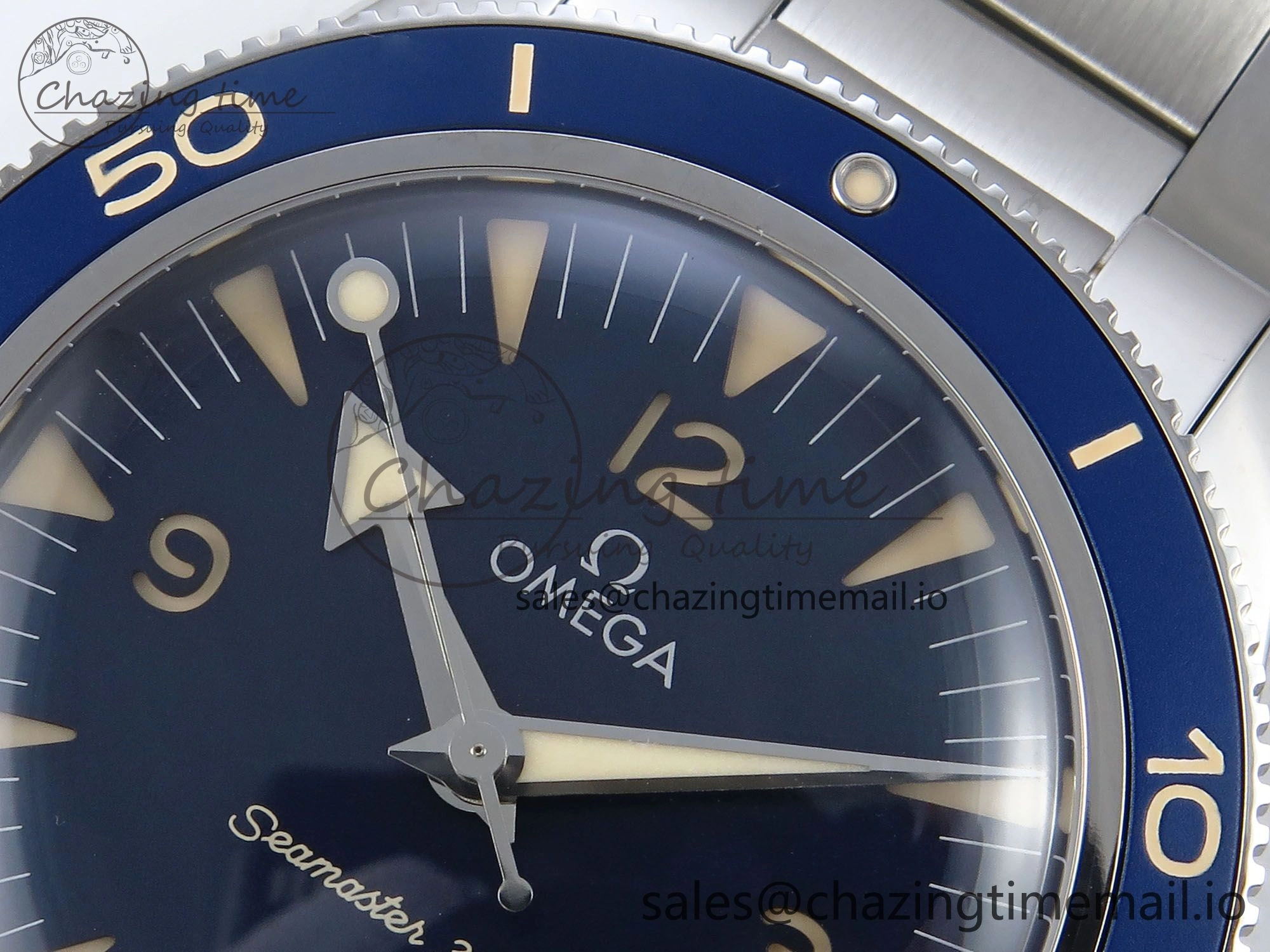 Tailored Seamaster 300 Heritage SS VSF 1:1 Best Edition Blue Dial on SS Bracelet A 7701