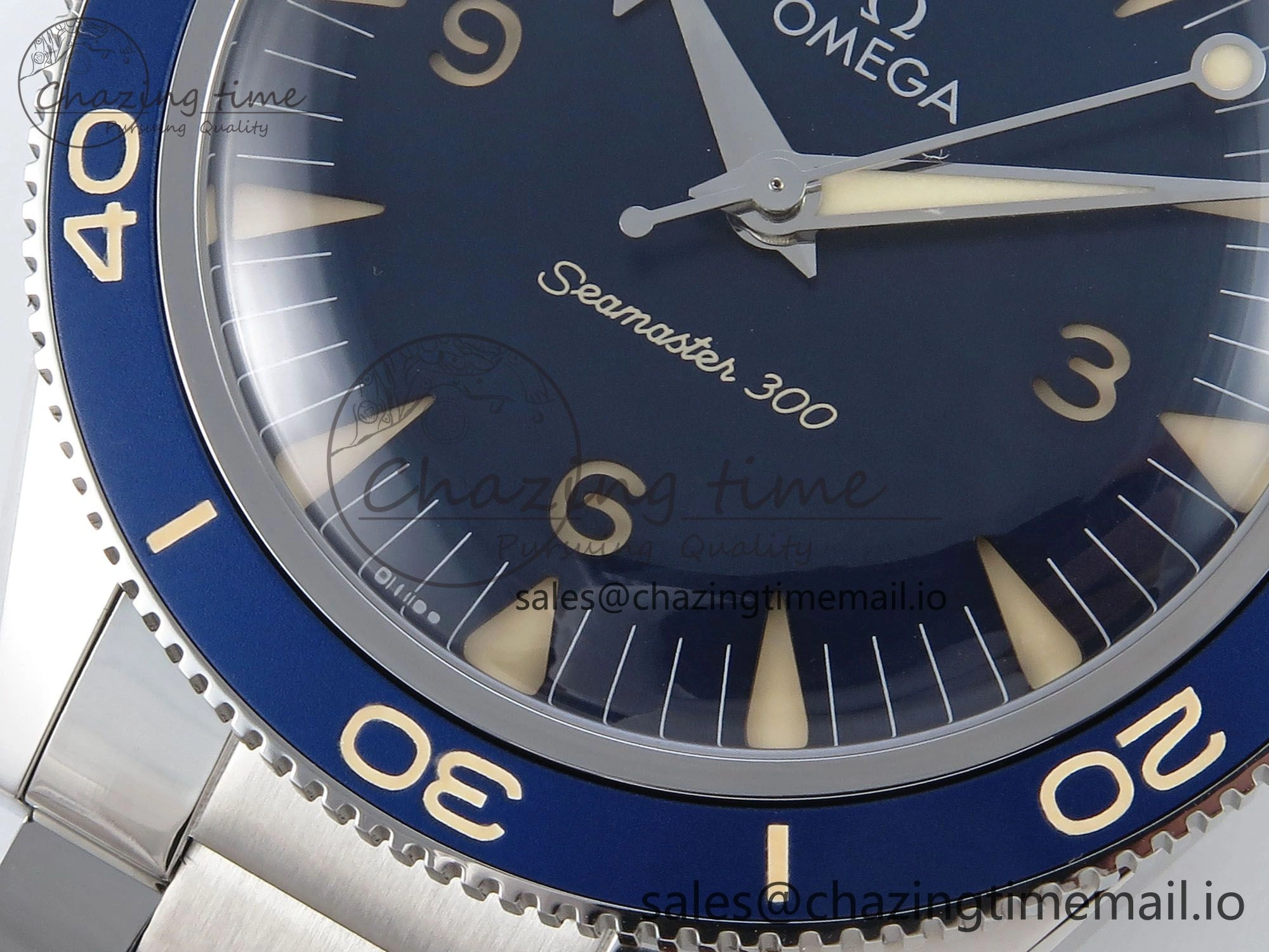 Tailored Seamaster 300 Heritage SS VSF 1:1 Best Edition Blue Dial on SS Bracelet A 7701