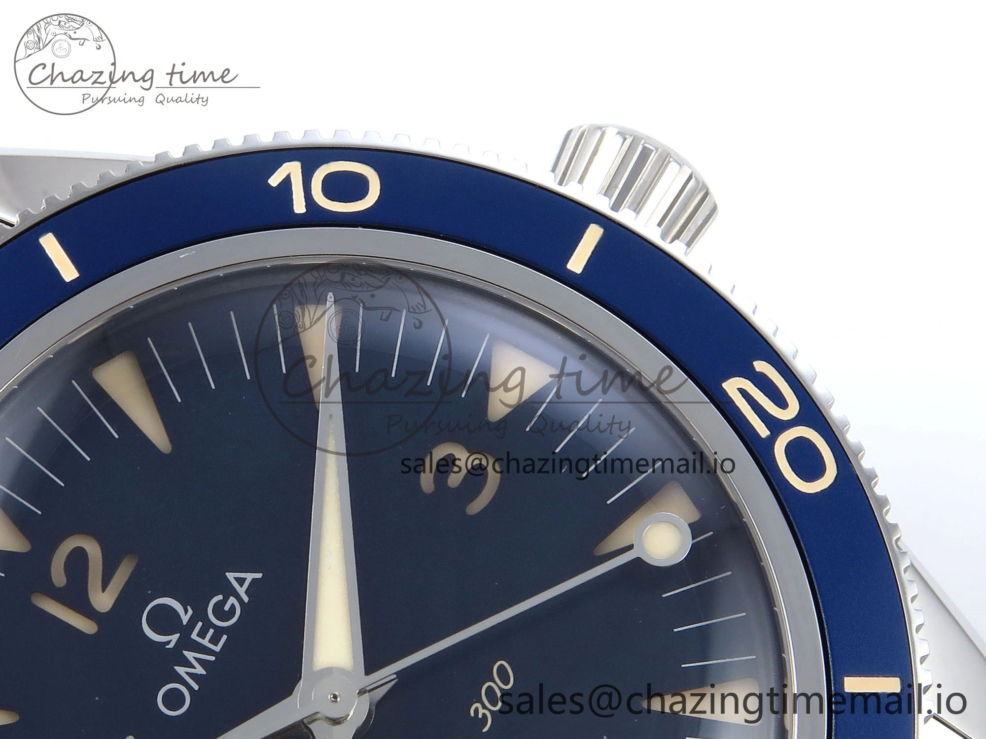 Tailored Seamaster 300 Heritage SS VSF 1:1 Best Edition Blue Dial on SS Bracelet A 7701
