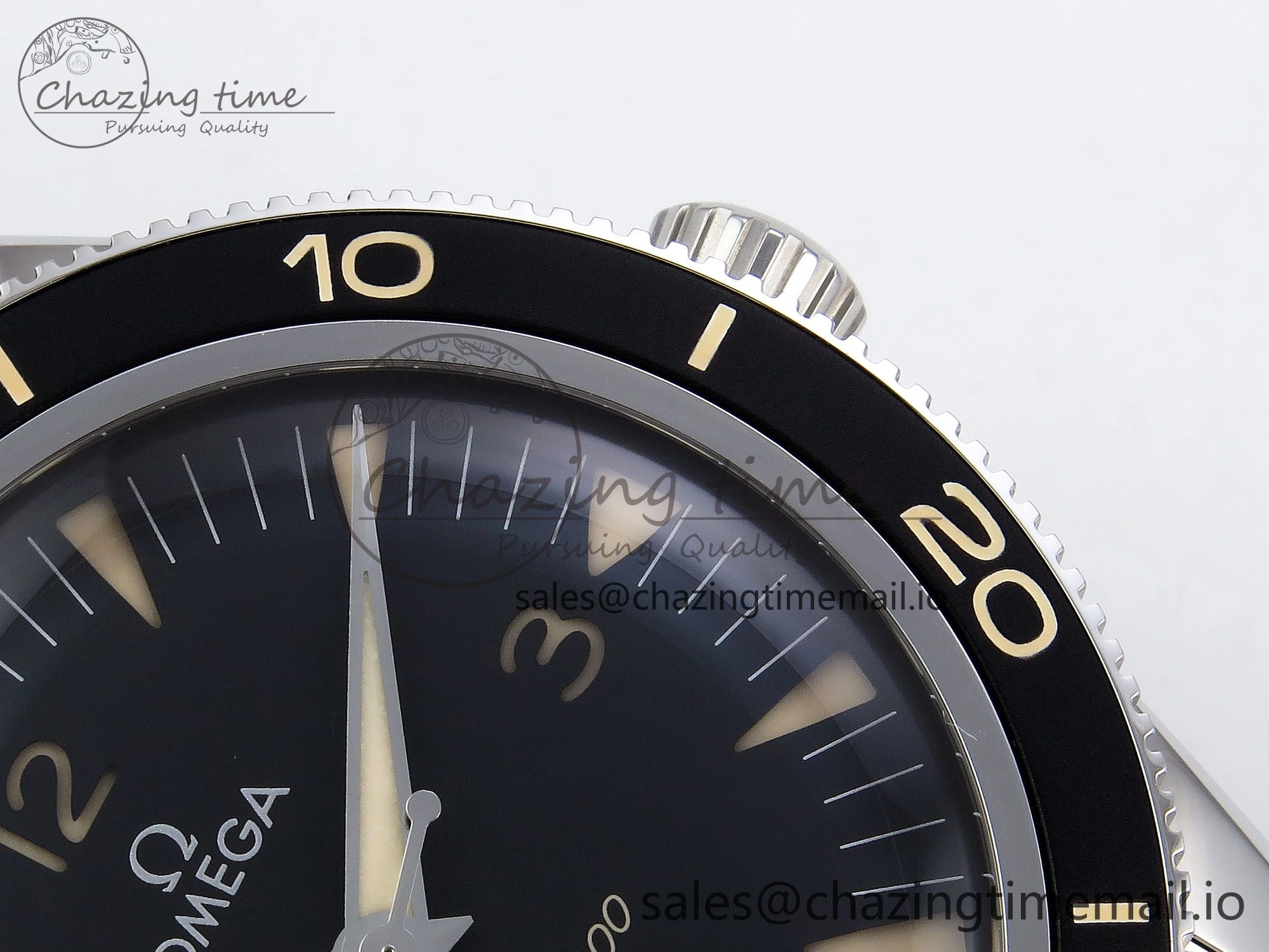 Seamaster 300 Heritage VSF 1:1 Best Edition Black Dial on SS Bracelet A8912 Super Clone Timeless 7715