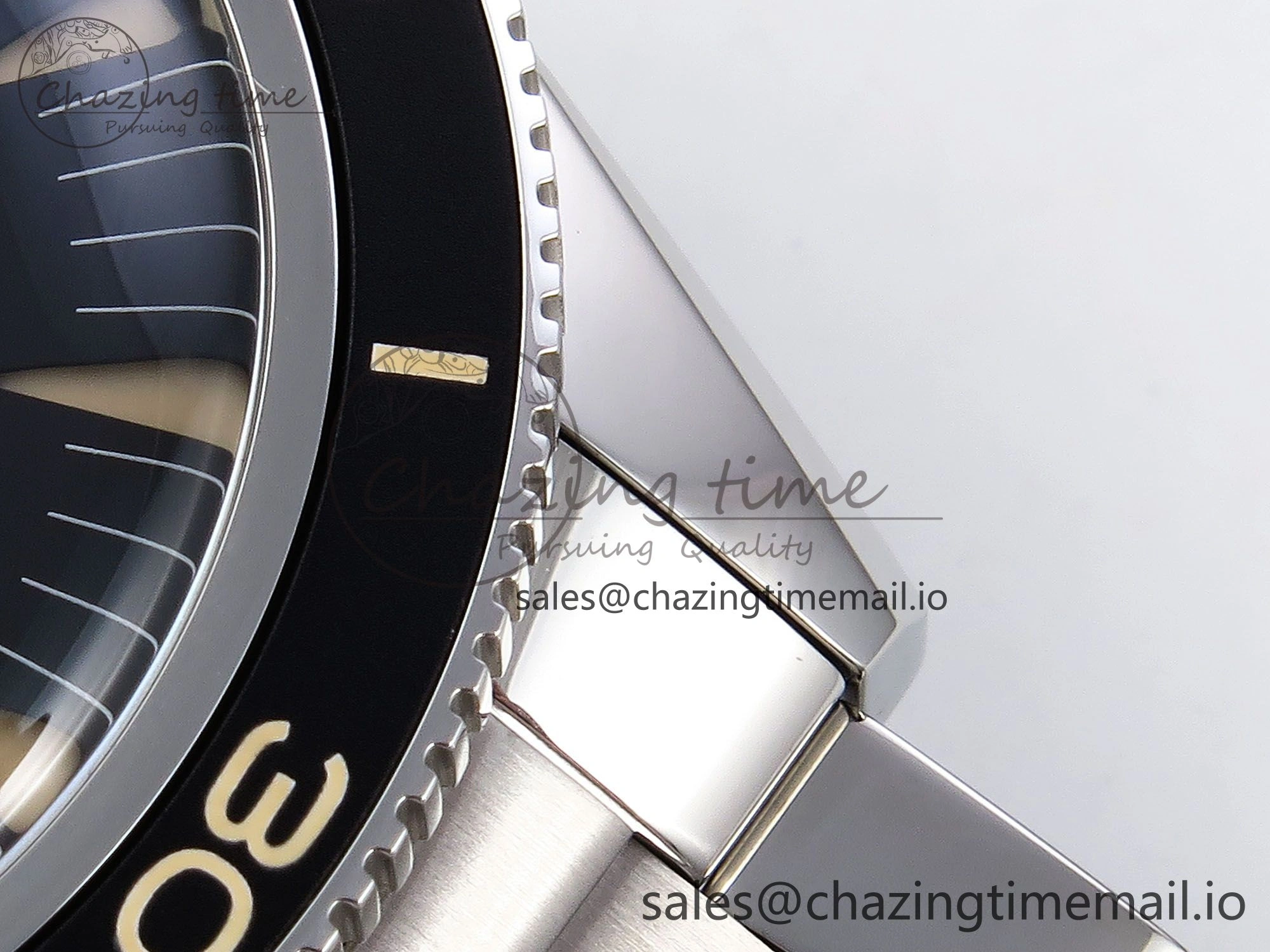 Seamaster 300 Heritage VSF 1:1 Best Edition Black Dial on SS Bracelet A8912 Super Clone Timeless 7715