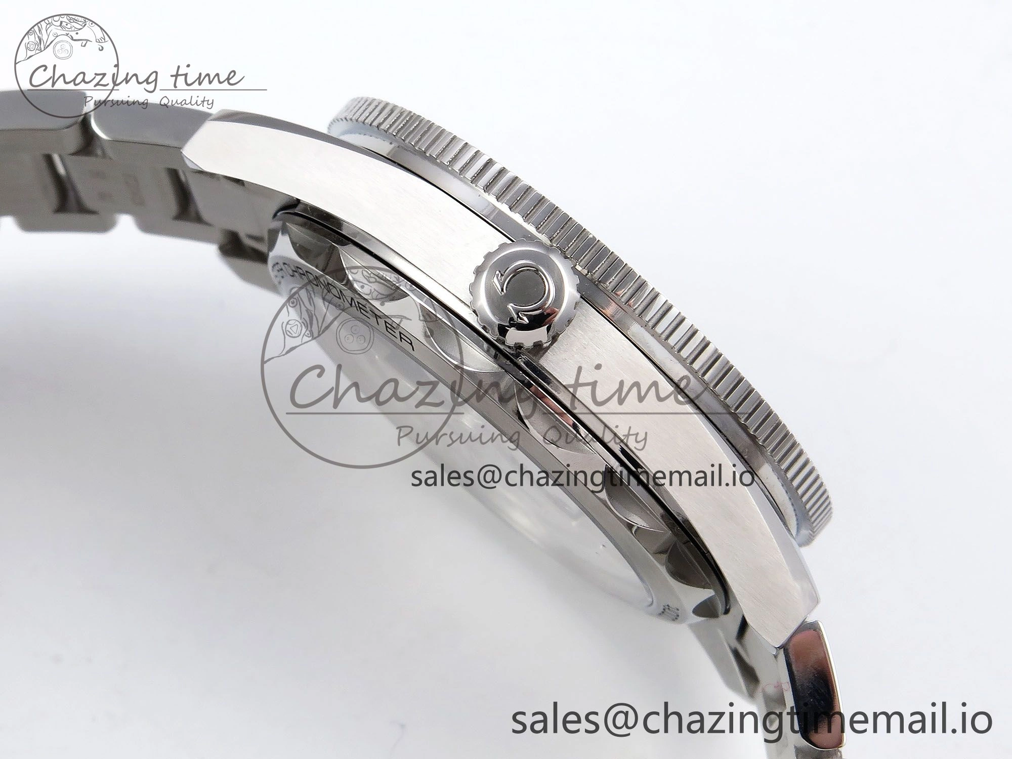 Seamaster 300 Heritage VSF 1:1 Best Edition Black Dial on SS Bracelet A8912 Super Clone Timeless 7715