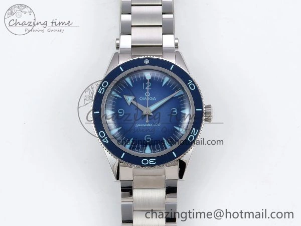 Trendy Seamaster 300 Heritage VSF 1:1 Best Edition Blue Dial on SS Bracelet A8912 Super Clone 7716