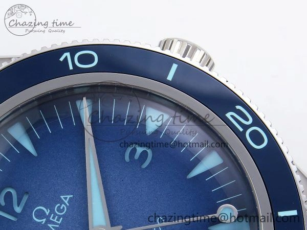 Trendy Seamaster 300 Heritage VSF 1:1 Best Edition Blue Dial on SS Bracelet A8912 Super Clone 7716