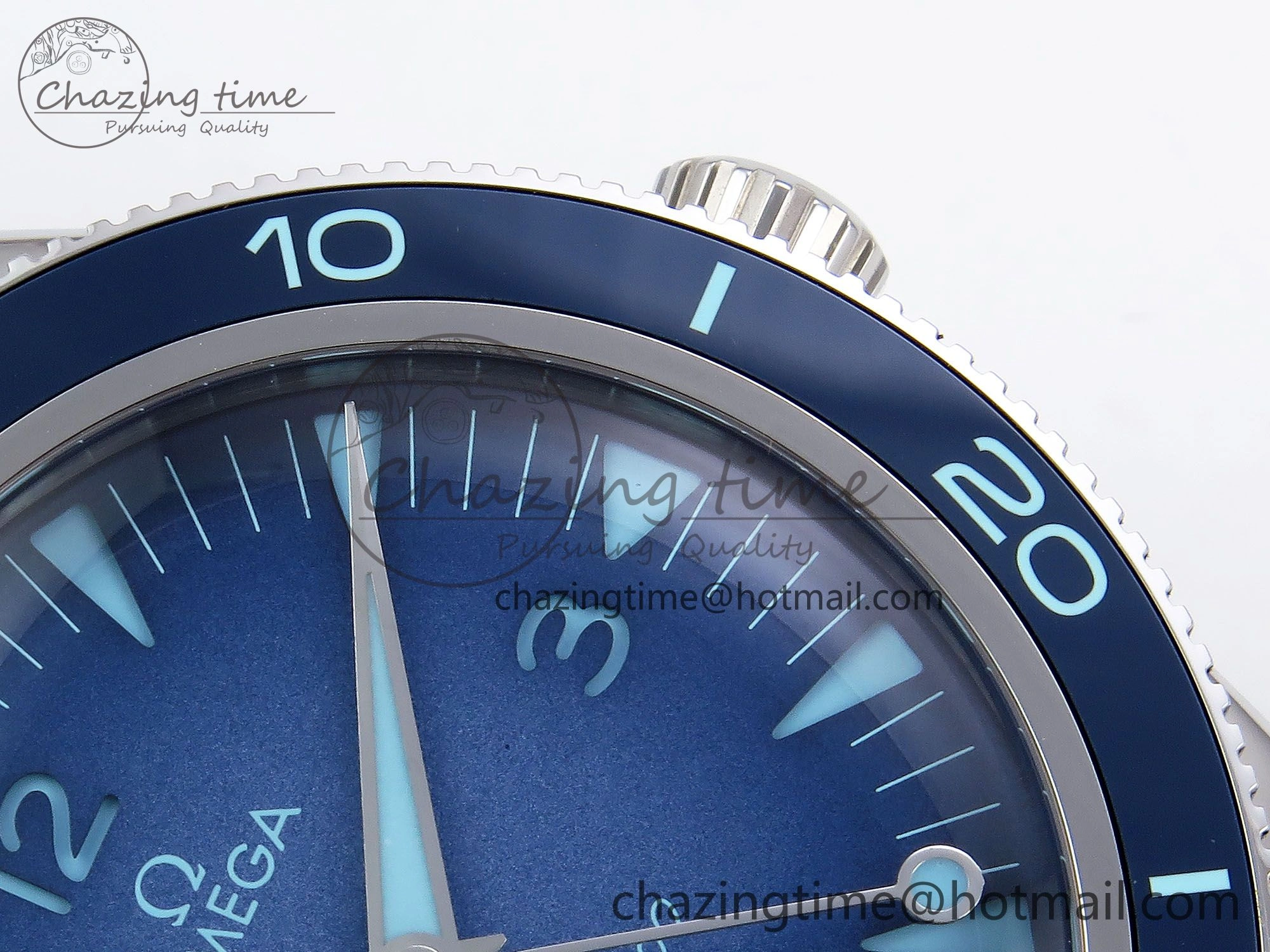 Trendy Seamaster 300 Heritage VSF 1:1 Best Edition Blue Dial on SS Bracelet A8912 Super Clone 7716