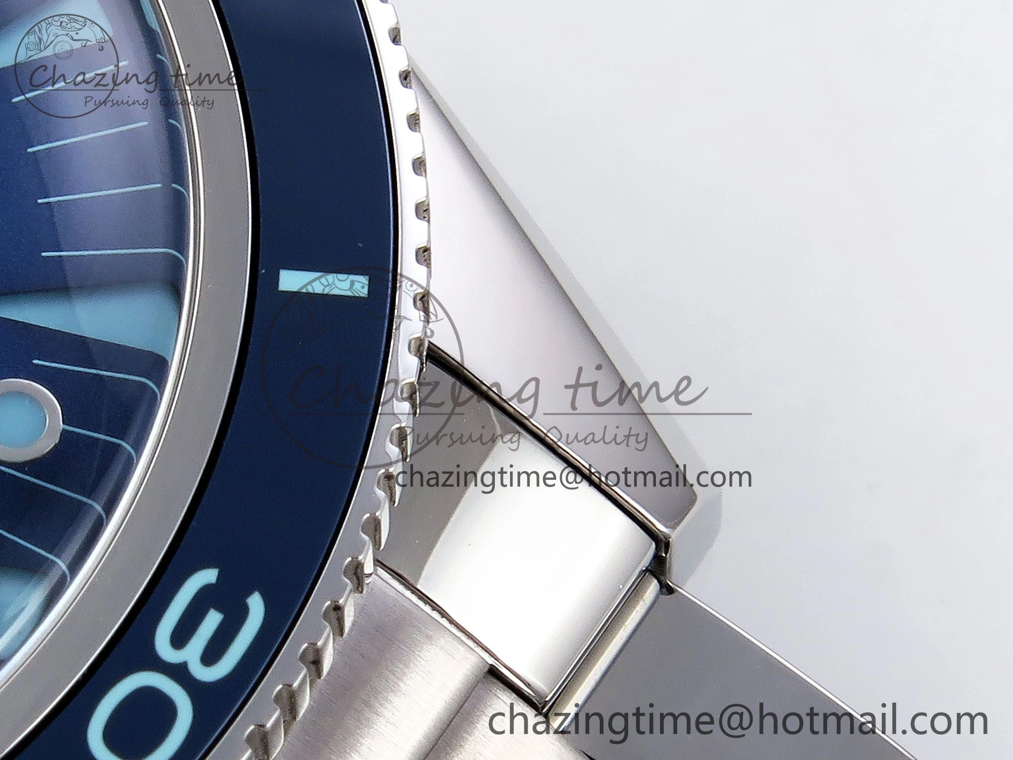 Trendy Seamaster 300 Heritage VSF 1:1 Best Edition Blue Dial on SS Bracelet A8912 Super Clone 7716
