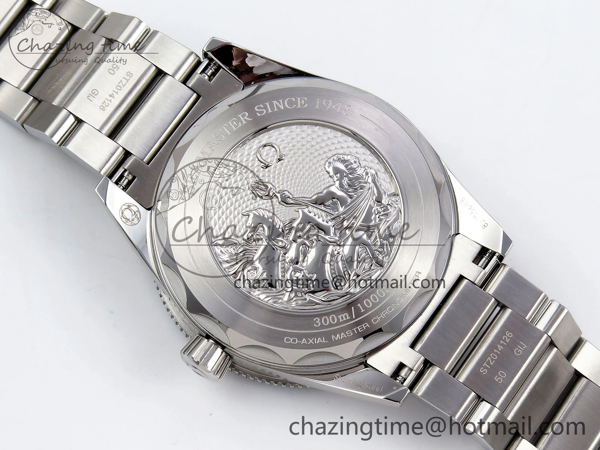 Trendy Seamaster 300 Heritage VSF 1:1 Best Edition Blue Dial on SS Bracelet A8912 Super Clone 7716