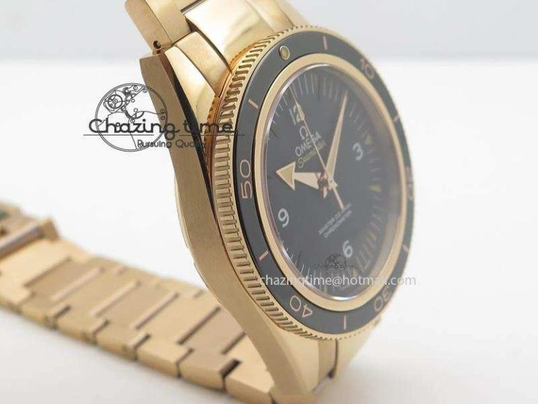 Seamaster 300 Master Co-Axial Liquidmetal V6F Best Edition RG On RG Bracelet A8400 (Free Nylon Strap) Resilient 8265