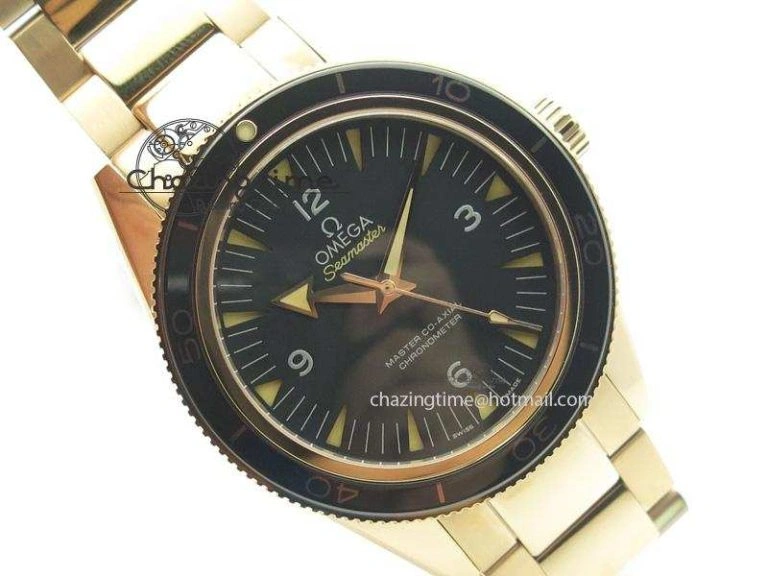Seamaster 300 Master Co-Axial Liquidmetal V6F Best Edition RG On RG Bracelet A8400 (Free Nylon Strap) Resilient 8265