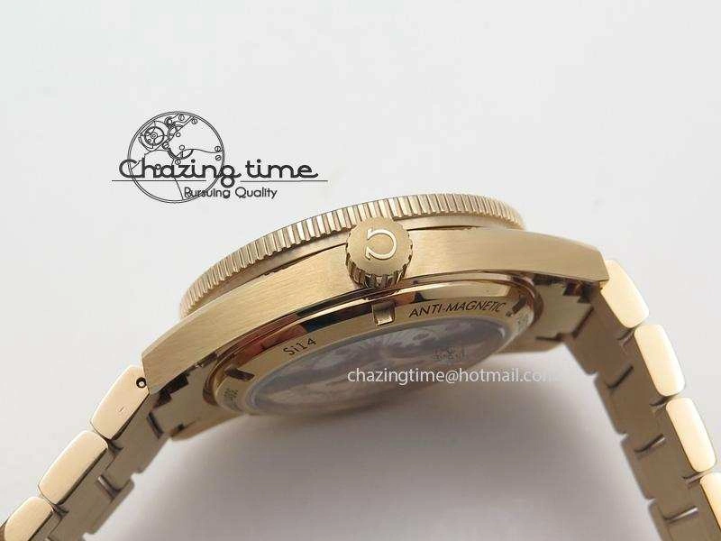 Seamaster 300 Master Co-Axial Liquidmetal V6F Best Edition RG On RG Bracelet A8400 (Free Nylon Strap) Resilient 8265