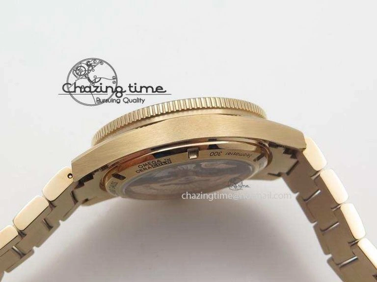 Seamaster 300 Master Co-Axial Liquidmetal V6F Best Edition RG On RG Bracelet A8400 (Free Nylon Strap) Resilient 8265