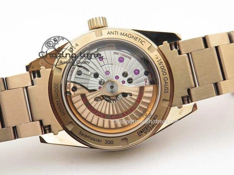 Seamaster 300 Master Co-Axial Liquidmetal V6F Best Edition RG On RG Bracelet A8400 (Free Nylon Strap) Resilient 8265