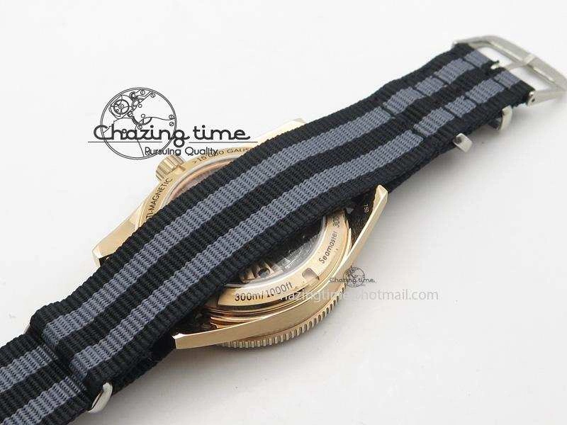 Seamaster 300 Master Co-Axial Liquidmetal V6F Best Edition RG On RG Bracelet A8400 (Free Nylon Strap) Resilient 8265