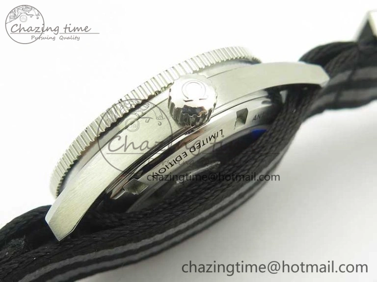 Seamaster 300 Master Spectre SS MKS Best Edition Black Dial On Nylon Strap A TimelessDesign 8083