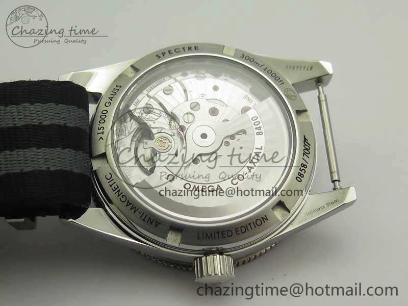 Seamaster 300 Master Spectre SS MKS Best Edition Black Dial On Nylon Strap A TimelessDesign 8083