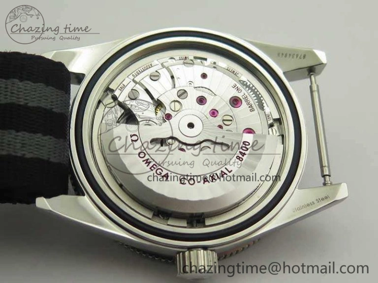 Seamaster 300 Master Spectre SS MKS Best Edition Black Dial On Nylon Strap A TimelessDesign 8083