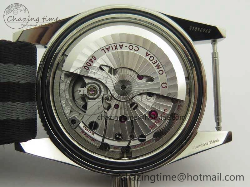 Seamaster 300 Master Spectre SS MKS Best Edition Black Dial On Nylon Strap A TimelessDesign 8083