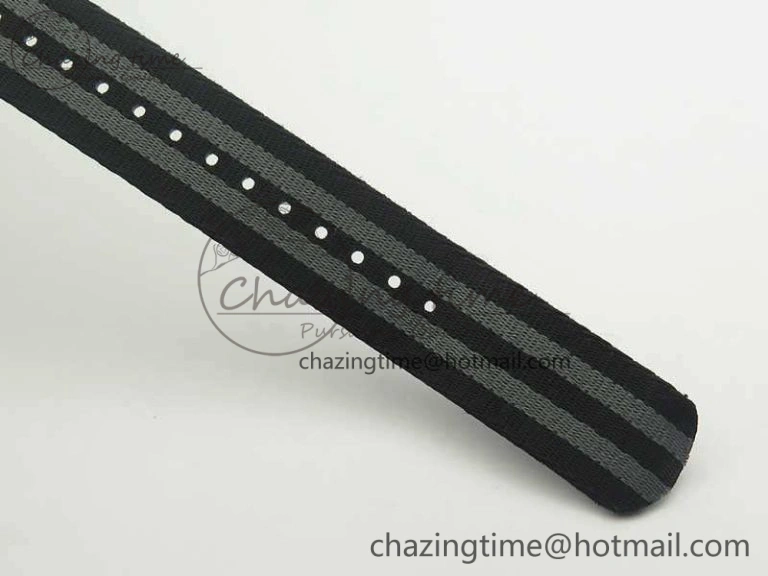 Seamaster 300 Master Spectre SS MKS Best Edition Black Dial On Nylon Strap A TimelessDesign 8083