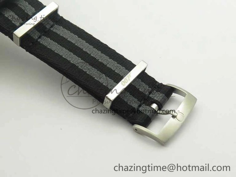 Seamaster 300 Master Spectre SS MKS Best Edition Black Dial On Nylon Strap A TimelessDesign 8083