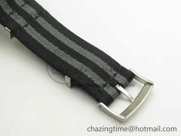 Seamaster 300 Master Spectre SS MKS Best Edition Black Dial On Nylon Strap A TimelessDesign 8083