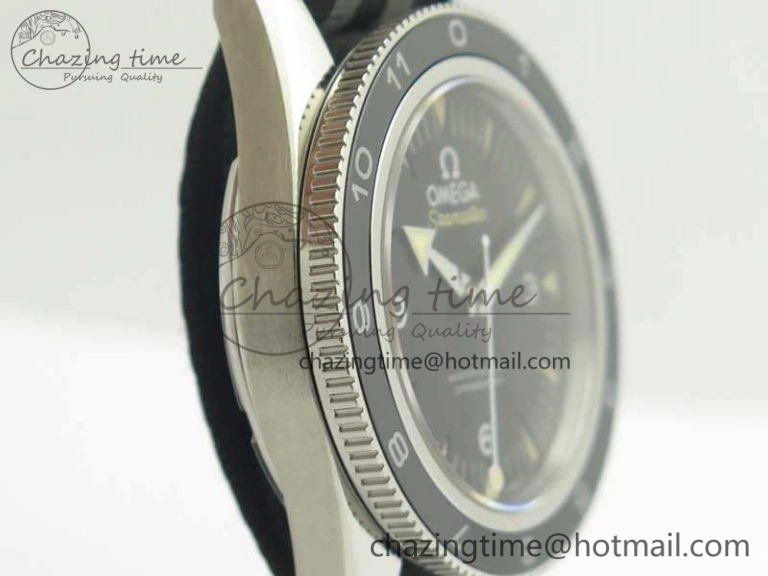 Seamaster 300 Master Spectre SS MKS Best Edition Black Dial On Nylon Strap A TimelessDesign 8083
