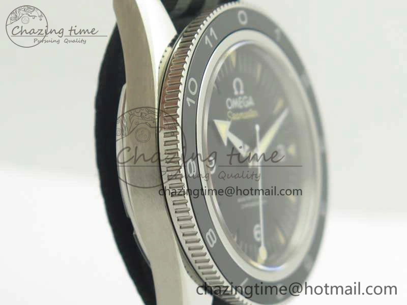 Seamaster 300 Master Spectre SS MKS Best Edition Black Dial On Nylon Strap A TimelessDesign 8083