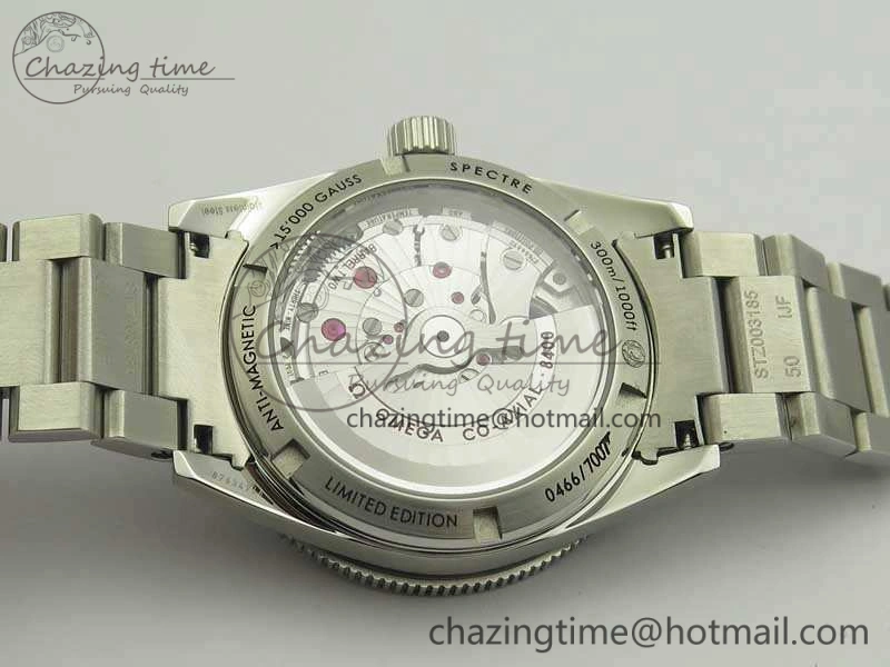 Seamaster 300 Master Spectre SS MKS Best Edition Black Dial On SS Bracelet A EasyMatch 8076