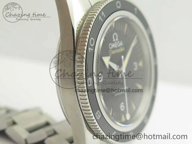 Seamaster 300 Master Spectre SS MKS Best Edition Black Dial On SS Bracelet A EasyMatch 8076