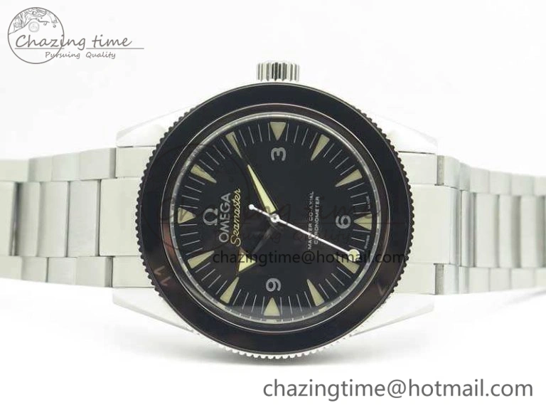 Seamaster 300 Master Spectre SS MKS Best Edition Black Dial On SS Bracelet A EasyMatch 8076