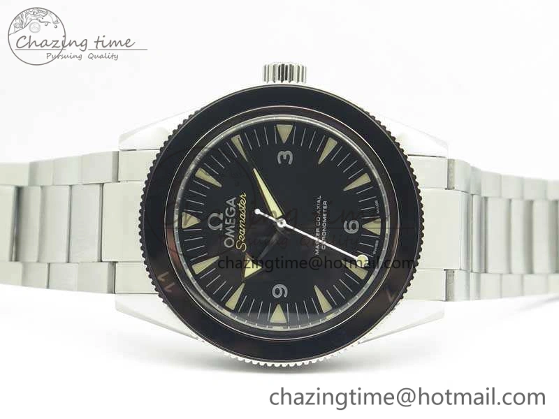 Seamaster 300 Master Spectre SS MKS Best Edition Black Dial On SS Bracelet A EasyMatch 8076