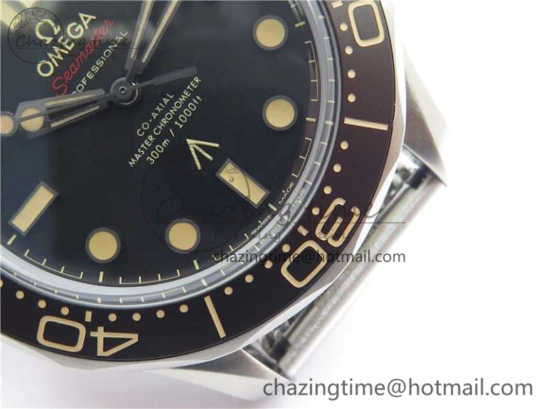 Seamaster 300 “No Time to Die” Limited Edition ORF 1:1 Best Edition on SS Mesh Bracelet A8806 (Free Nato Strap) ZipUp 7866