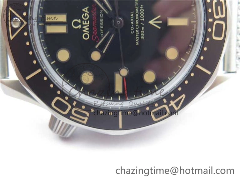 Seamaster 300 “No Time to Die” Limited Edition ORF 1:1 Best Edition on SS Mesh Bracelet A8806 (Free Nato Strap) ZipUp 7866