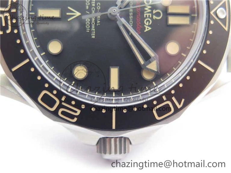 Seamaster 300 “No Time to Die” Limited Edition ORF 1:1 Best Edition on SS Mesh Bracelet A8806 (Free Nato Strap) ZipUp 7866