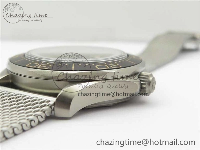 Seamaster 300 “No Time to Die” Limited Edition ORF 1:1 Best Edition on SS Mesh Bracelet A8806 (Free Nato Strap) ZipUp 7866