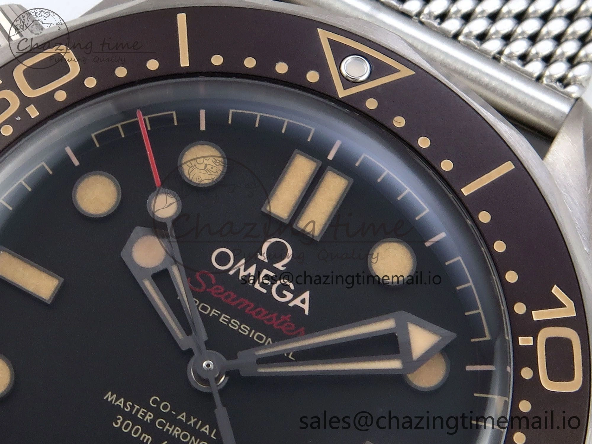 Efficient Seamaster 300 “No Time to Die” Limited Edition VSF 1:1 Best Edition on SS Mesh Bracelet A8806(Free Nato) V 7679