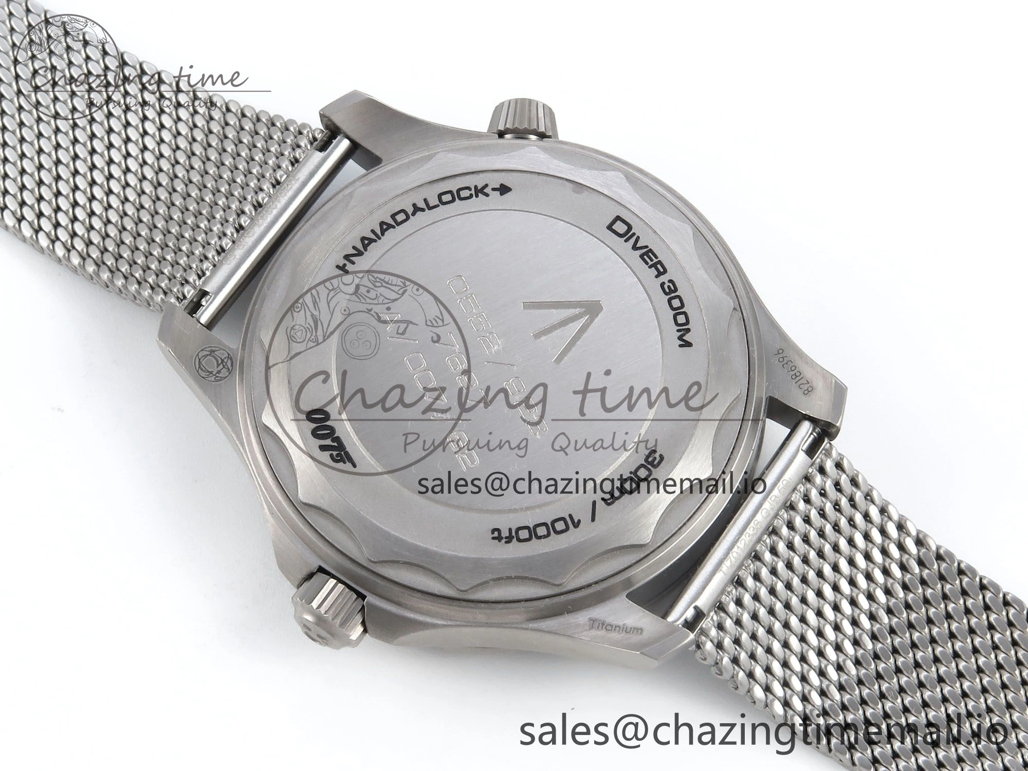Efficient Seamaster 300 “No Time to Die” Limited Edition VSF 1:1 Best Edition on SS Mesh Bracelet A8806(Free Nato) V 7679