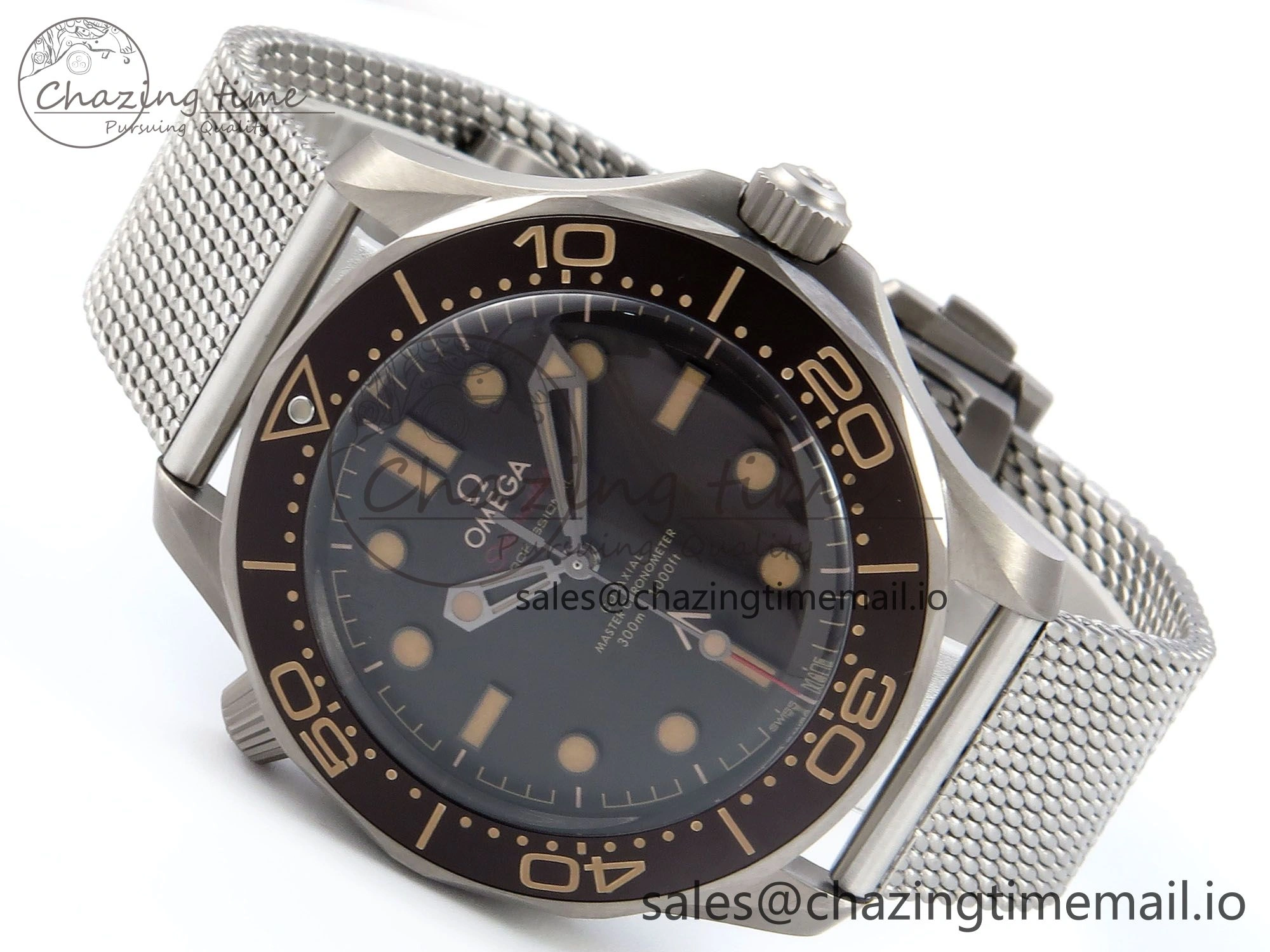 Efficient Seamaster 300 “No Time to Die” Limited Edition VSF 1:1 Best Edition on SS Mesh Bracelet A8806(Free Nato) V 7679