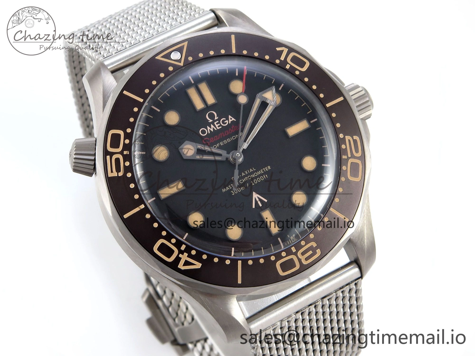 Efficient Seamaster 300 “No Time to Die” Limited Edition VSF 1:1 Best Edition on SS Mesh Bracelet A8806(Free Nato) V 7679