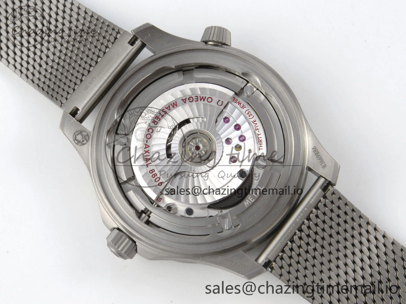 Seamaster 300 “No Time to Die” V6 Titanium VSF 1:1 Best Edition On Titanium Mesh Bracelet A8806 (Free Nato) Resilient 7656