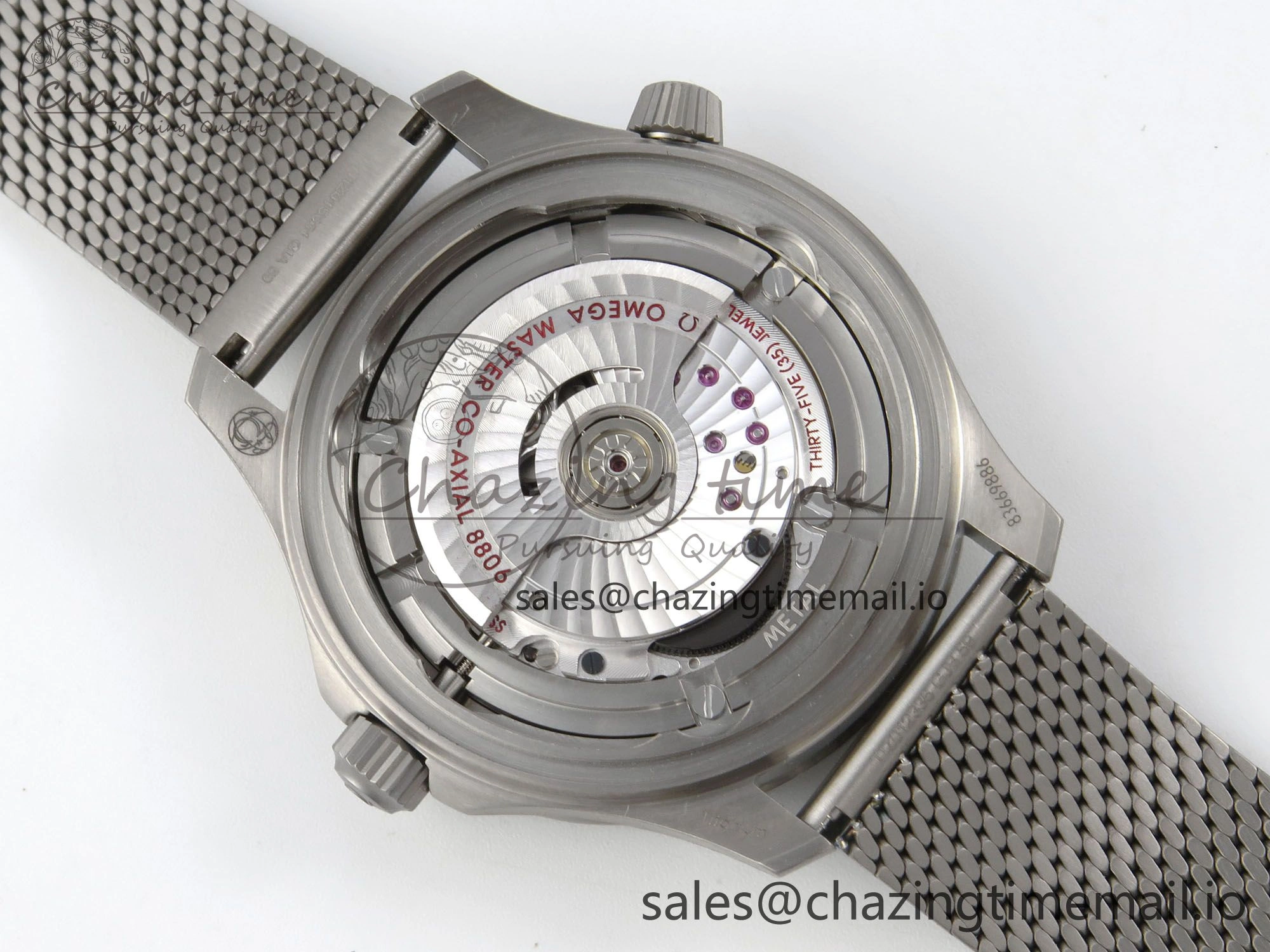 Seamaster 300 “No Time to Die” V6 Titanium VSF 1:1 Best Edition On Titanium Mesh Bracelet A8806 (Free Nato) Resilient 7656