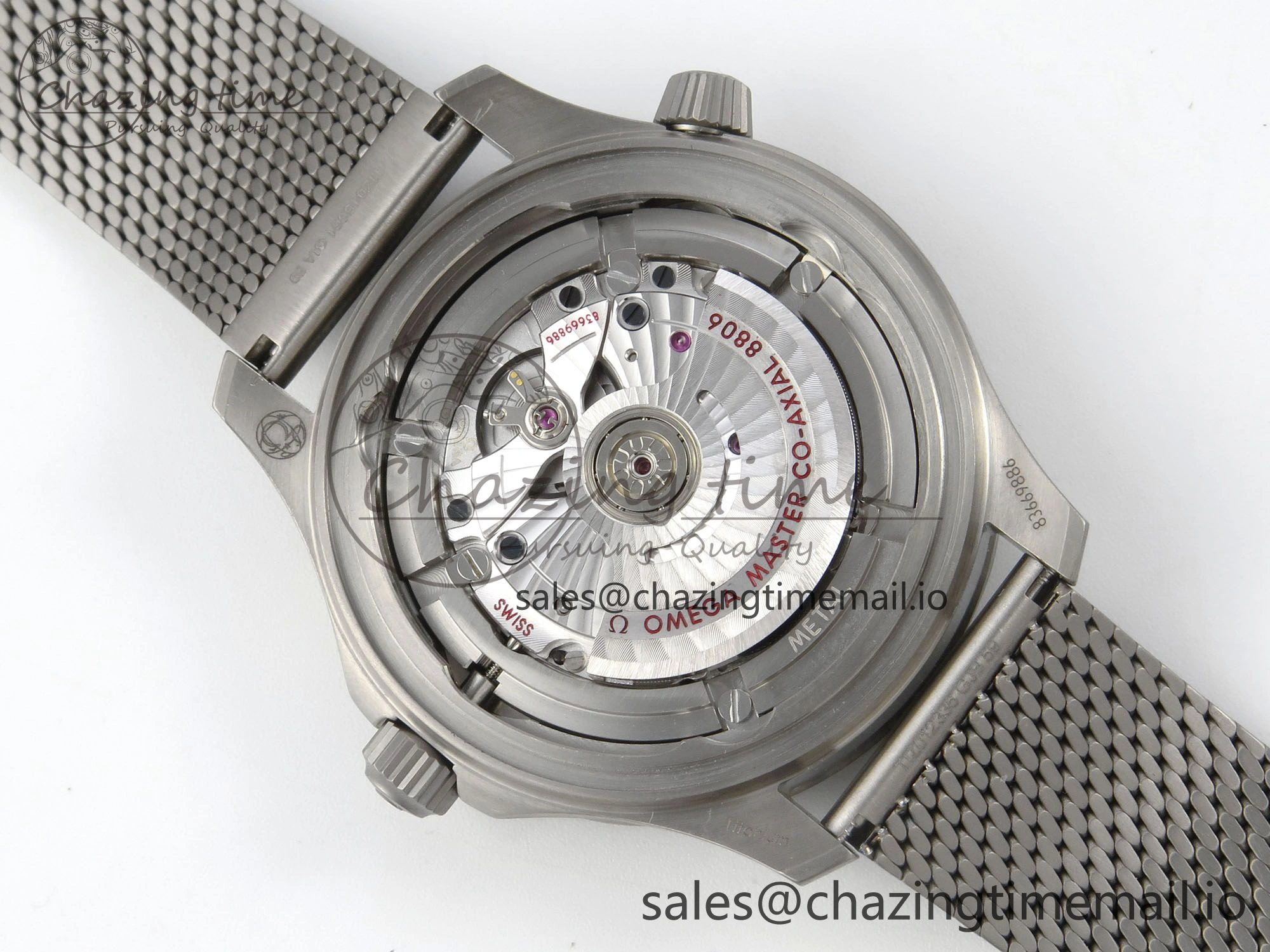 Seamaster 300 “No Time to Die” V6 Titanium VSF 1:1 Best Edition On Titanium Mesh Bracelet A8806 (Free Nato) Resilient 7656
