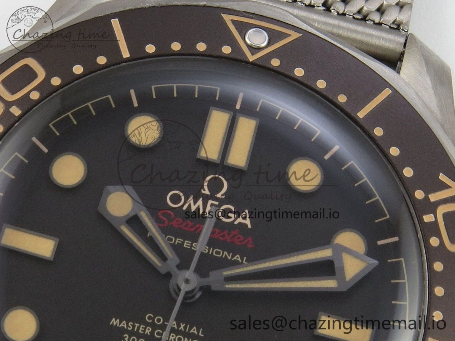 Seamaster 300 “No Time to Die” V6 Titanium VSF 1:1 Best Edition On Titanium Mesh Bracelet A8806 (Free Nato) Resilient 7656