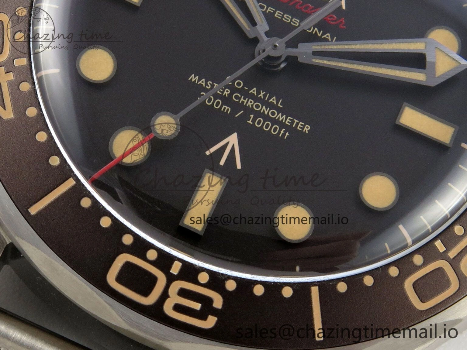 Seamaster 300 “No Time to Die” V6 Titanium VSF 1:1 Best Edition On Titanium Mesh Bracelet A8806 (Free Nato) Resilient 7656