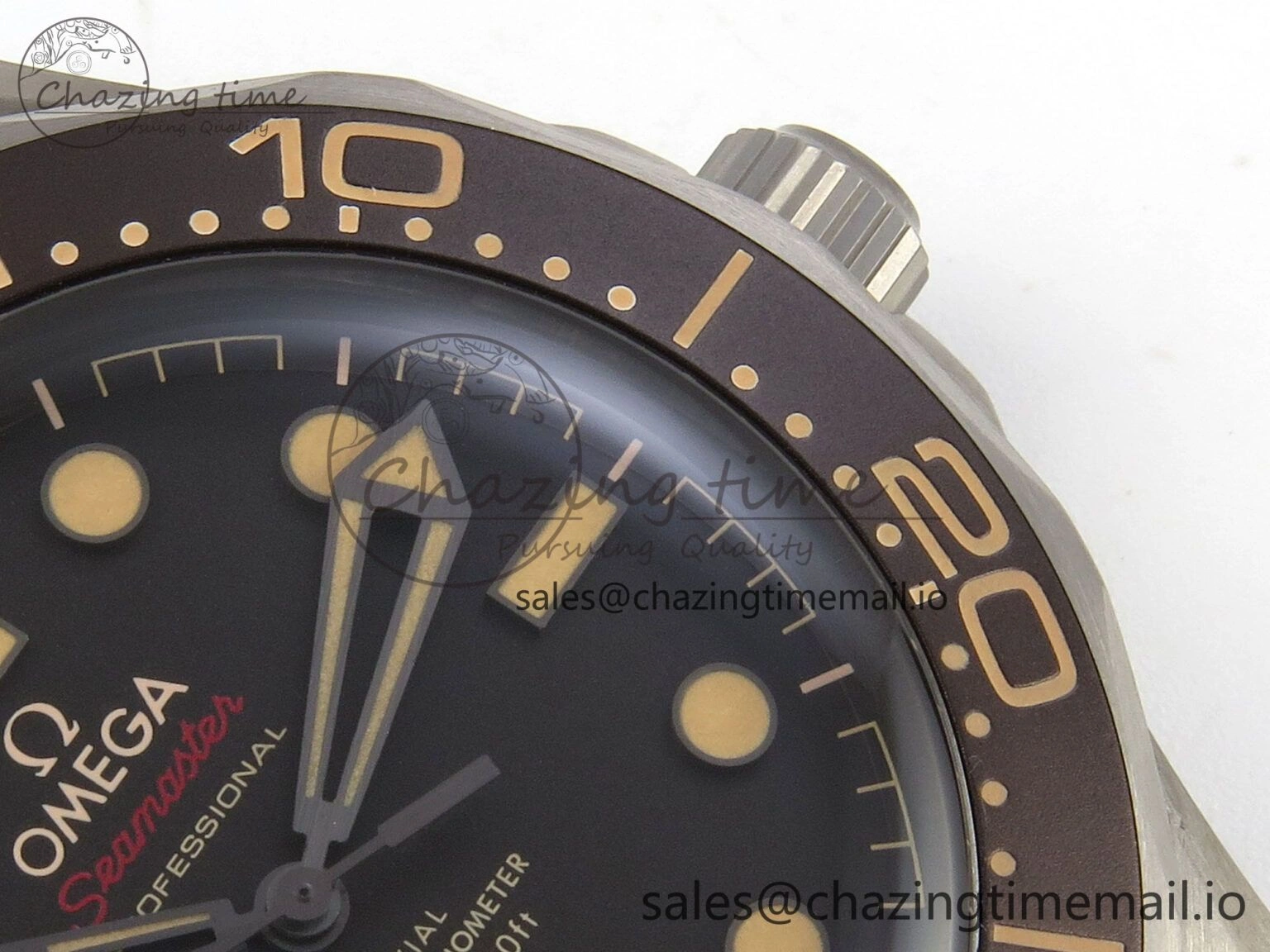 Seamaster 300 “No Time to Die” V6 Titanium VSF 1:1 Best Edition On Titanium Mesh Bracelet A8806 (Free Nato) Resilient 7656