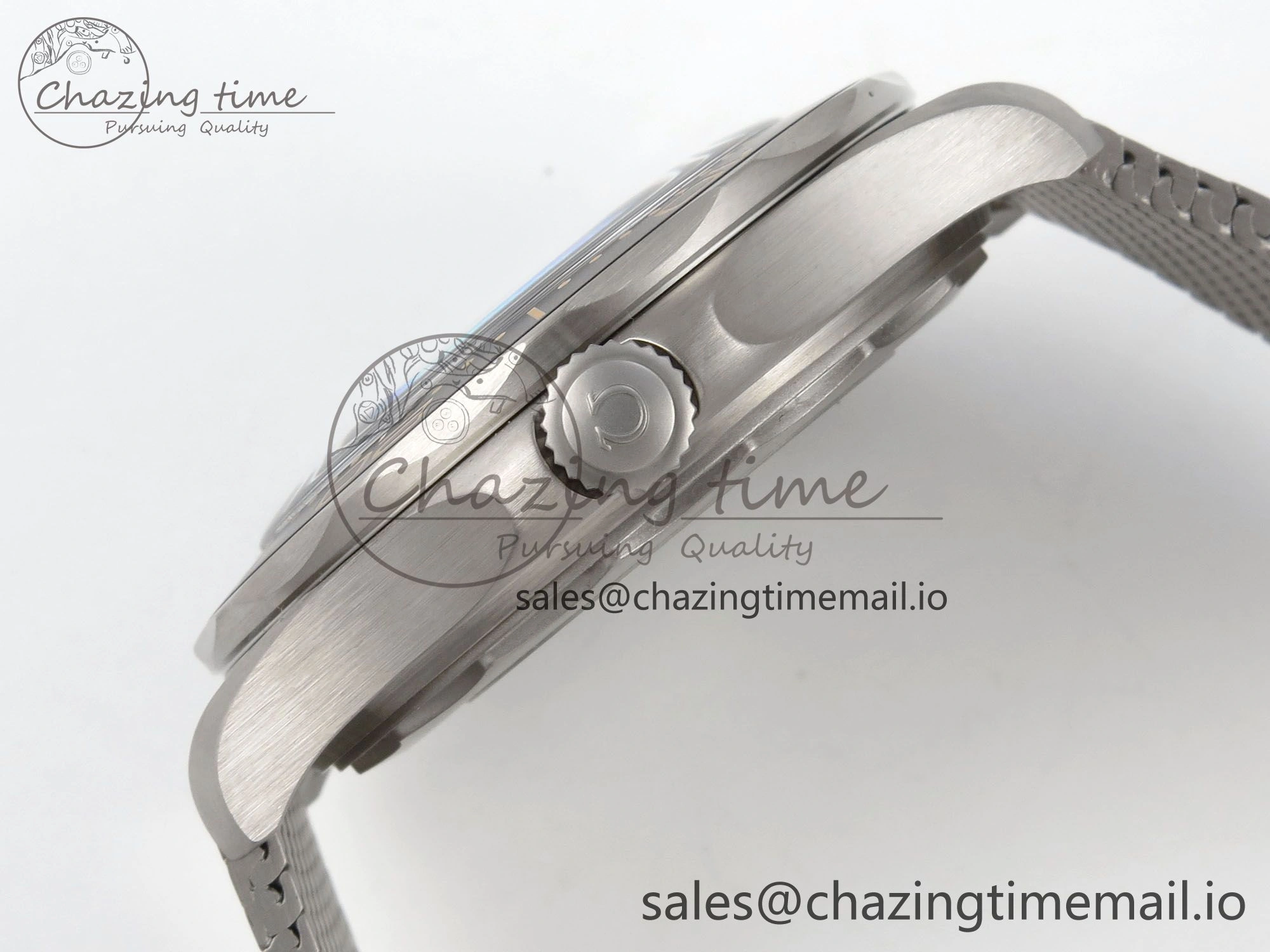 Seamaster 300 “No Time to Die” V6 Titanium VSF 1:1 Best Edition On Titanium Mesh Bracelet A8806 (Free Nato) Resilient 7656
