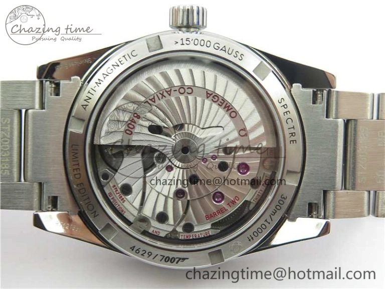 Colorful Seamaster 300 “Spectre” Limited Edition VSF 1:1 Best Edition on SS Bracelet A8400 Super Clone 7924