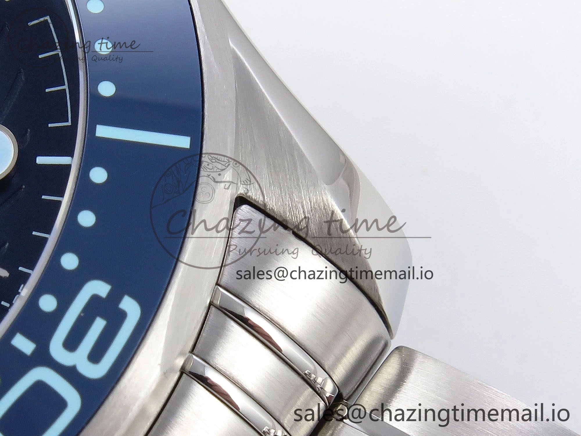 Seamaster 300 VSF 1:1 Best Edition Summer Blue Dial on SS Bracelet A Practical 7717