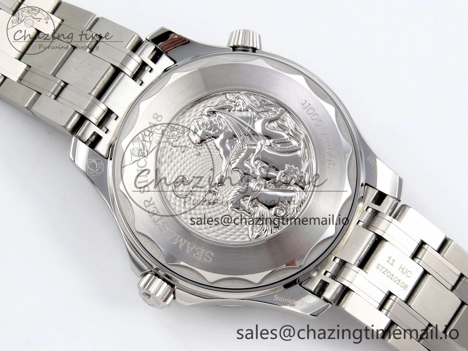 Seamaster 300 VSF 1:1 Best Edition Summer Blue Dial on SS Bracelet A Practical 7717
