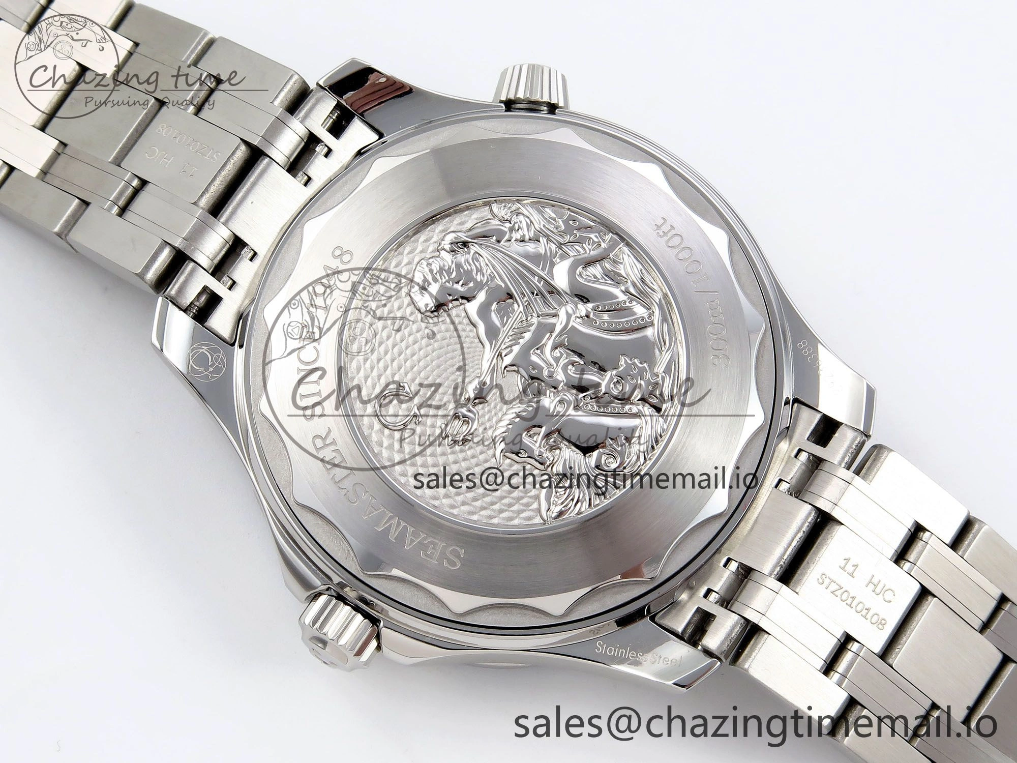 Seamaster 300 VSF 1:1 Best Edition Summer Blue Dial on SS Bracelet A Practical 7717